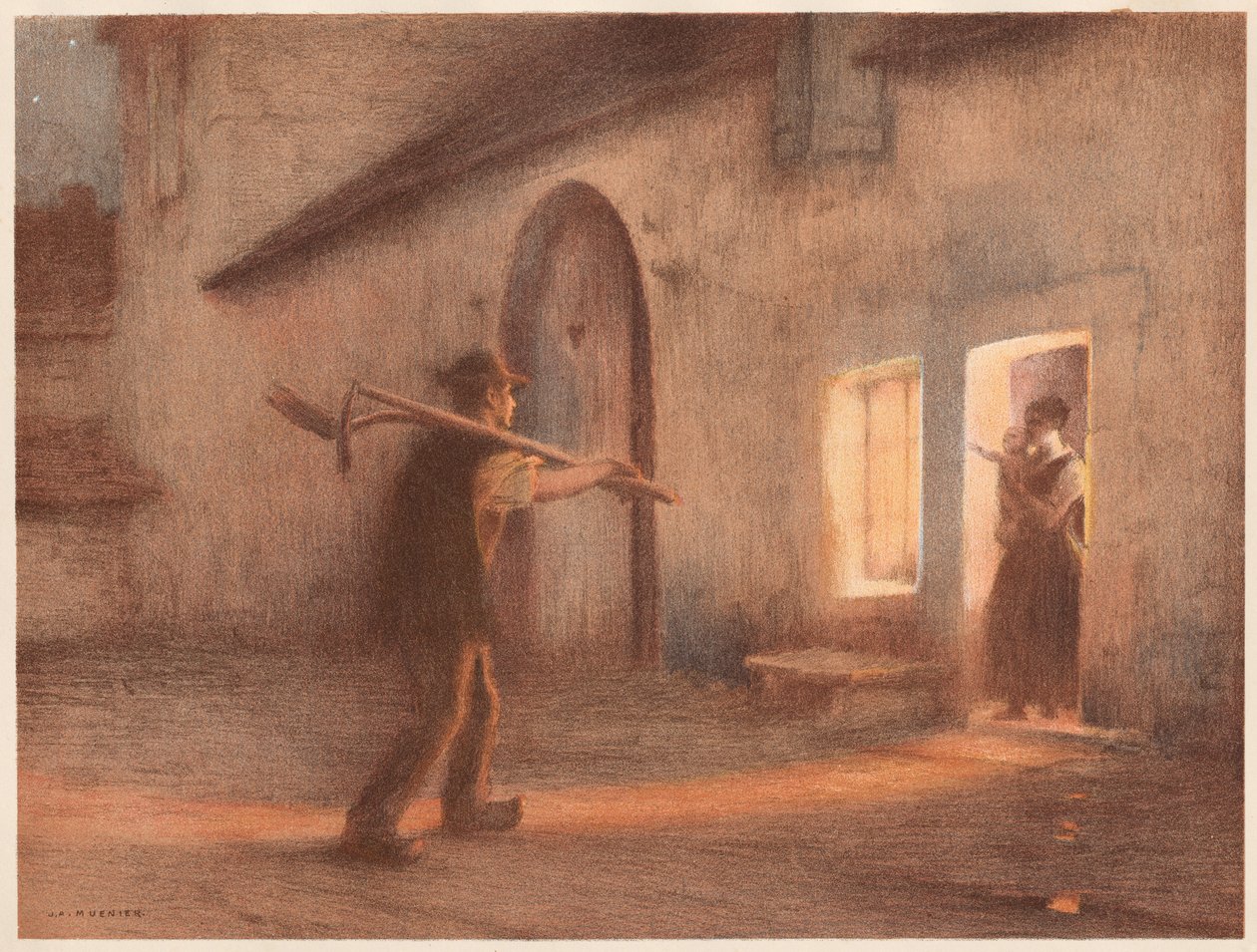 O Retorno dos Campos, 1898-1899. de Jules Alexis Muenier