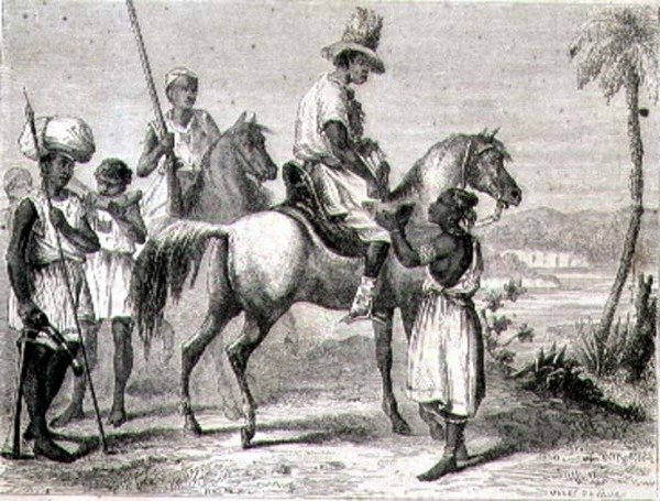 Índios Peul e Malinke no Senegal de Jules Antoine (after) Duvaux