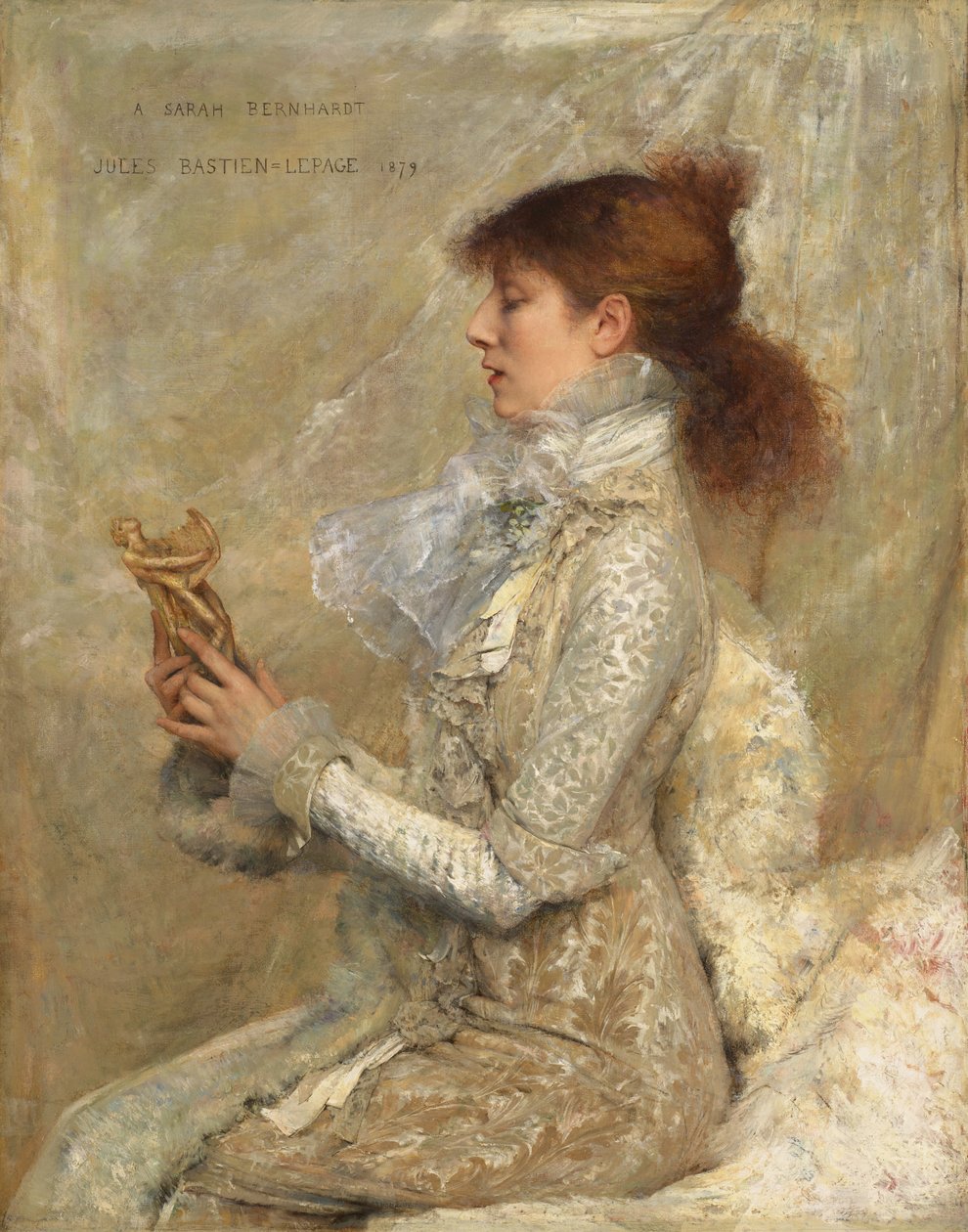 Retrato de Sarah Bernhardt de Jules Bastien Lepage