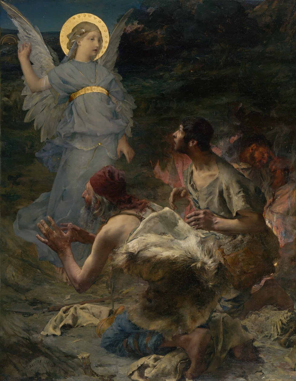 A Anunciação aos Pastores de Jules Bastien Lepage
