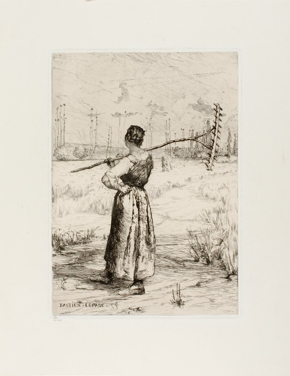 O retorno do campo de Jules Bastien Lepage
