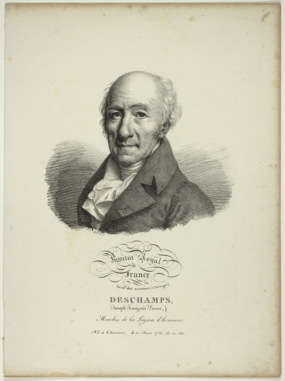 Retrato de Joseph-François-Louis Deschamps de Jules Boilly