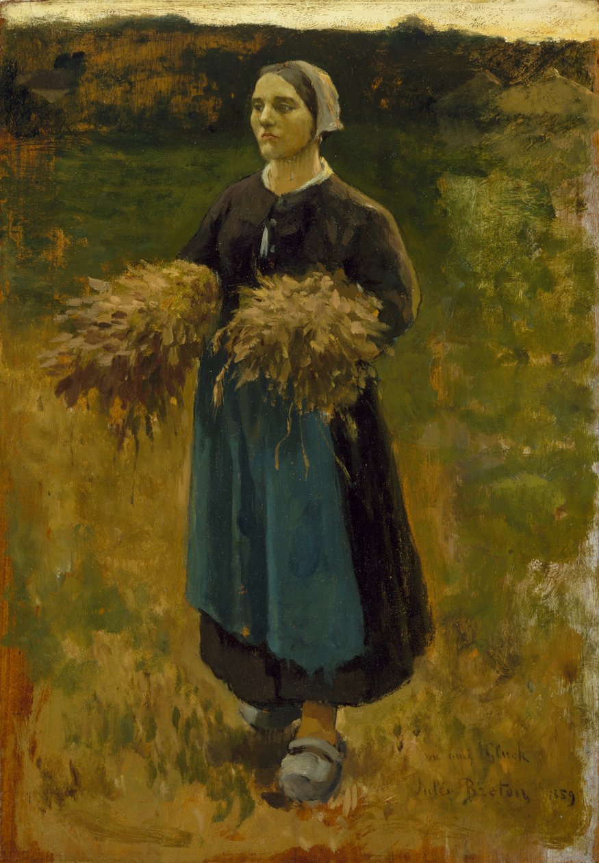 O Gleaner, 1859 de Jules Breton