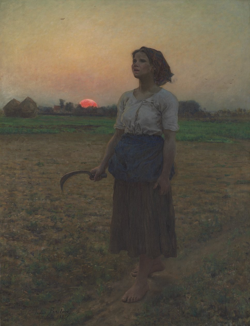 A Canção da Cotovia, 1884 de Jules Breton