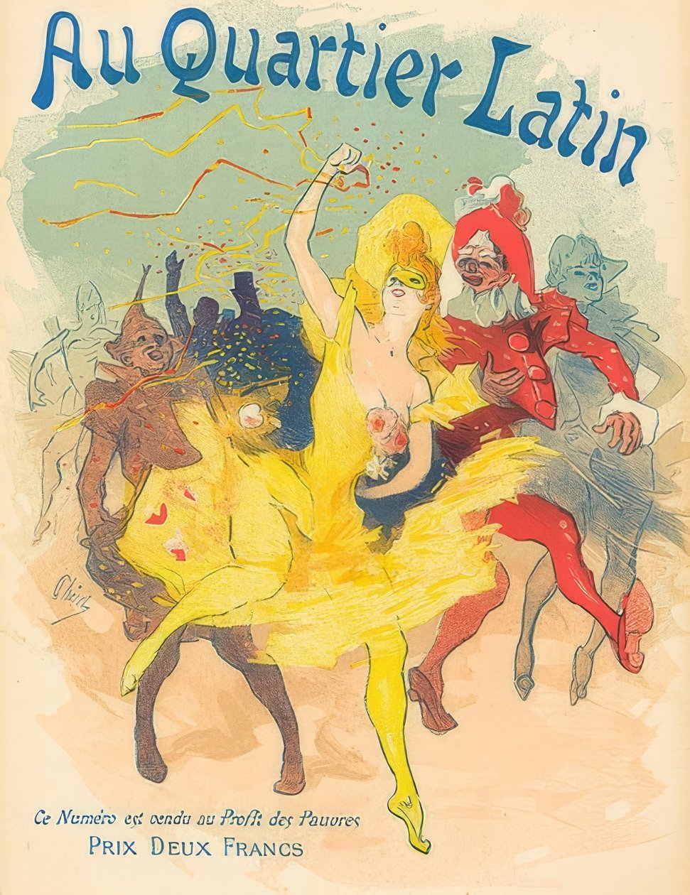 No Quartier Latin. 1894 de Jules Cheret