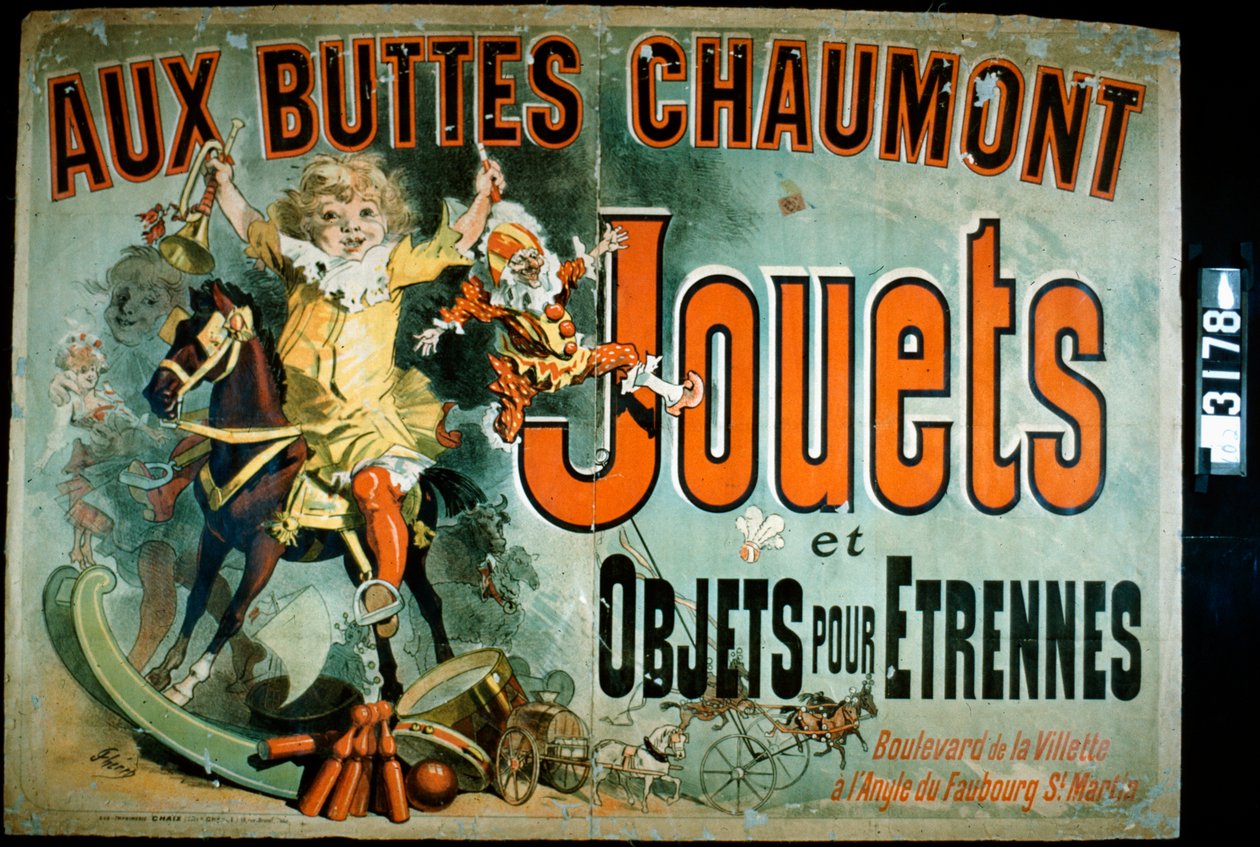 Em Buttes Chaumont, 1885 de Jules Cheret