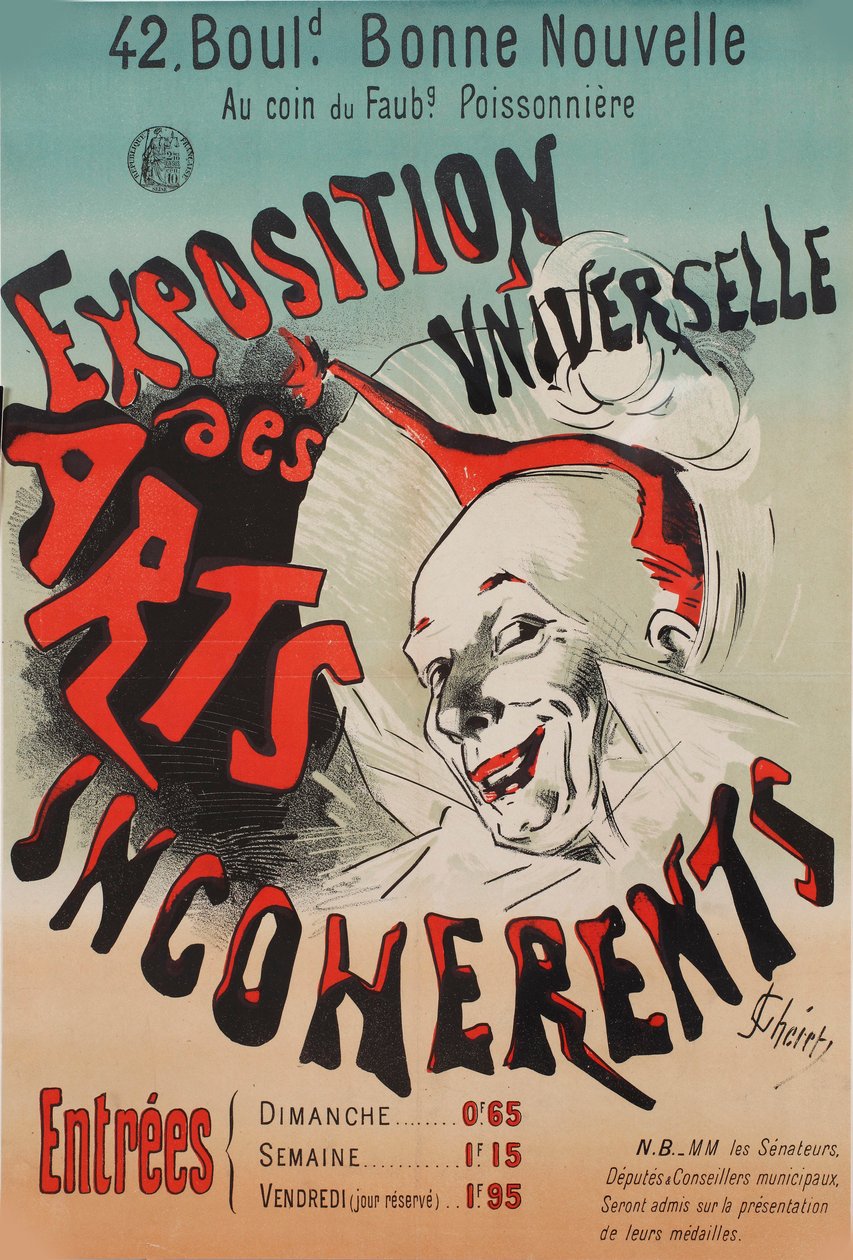 Exposição Universal de Artes Incoerentes, 1889. de Jules Cheret