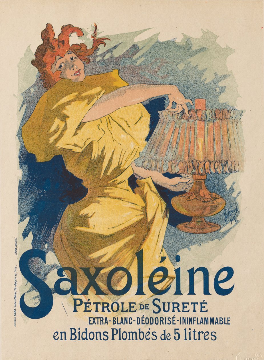 Os Mestres do Cartaz: Pl. 13, Saxoléine de Jules Cheret