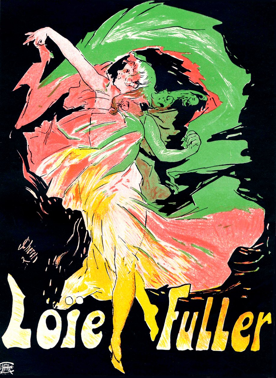 Cartaz de Loïe Fuller, 1897. de Jules Cheret