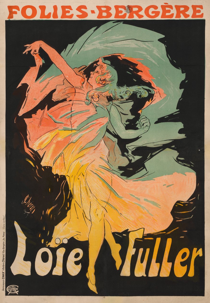 Loie Fuller de Jules Cheret