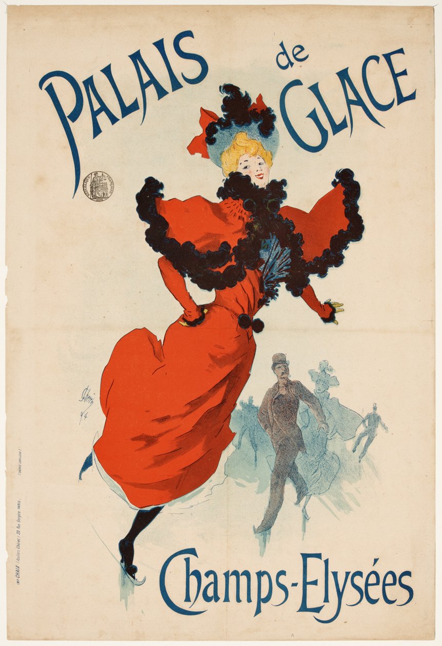Palais de Glace Champs Elysées, Vorderansicht de Jules Cheret