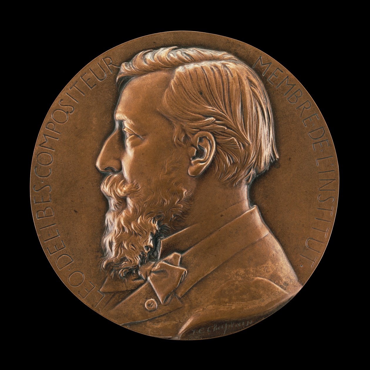 Leo Delibes, 1836-1891, Compositor, c. 1870. de Jules Clement Chaplain