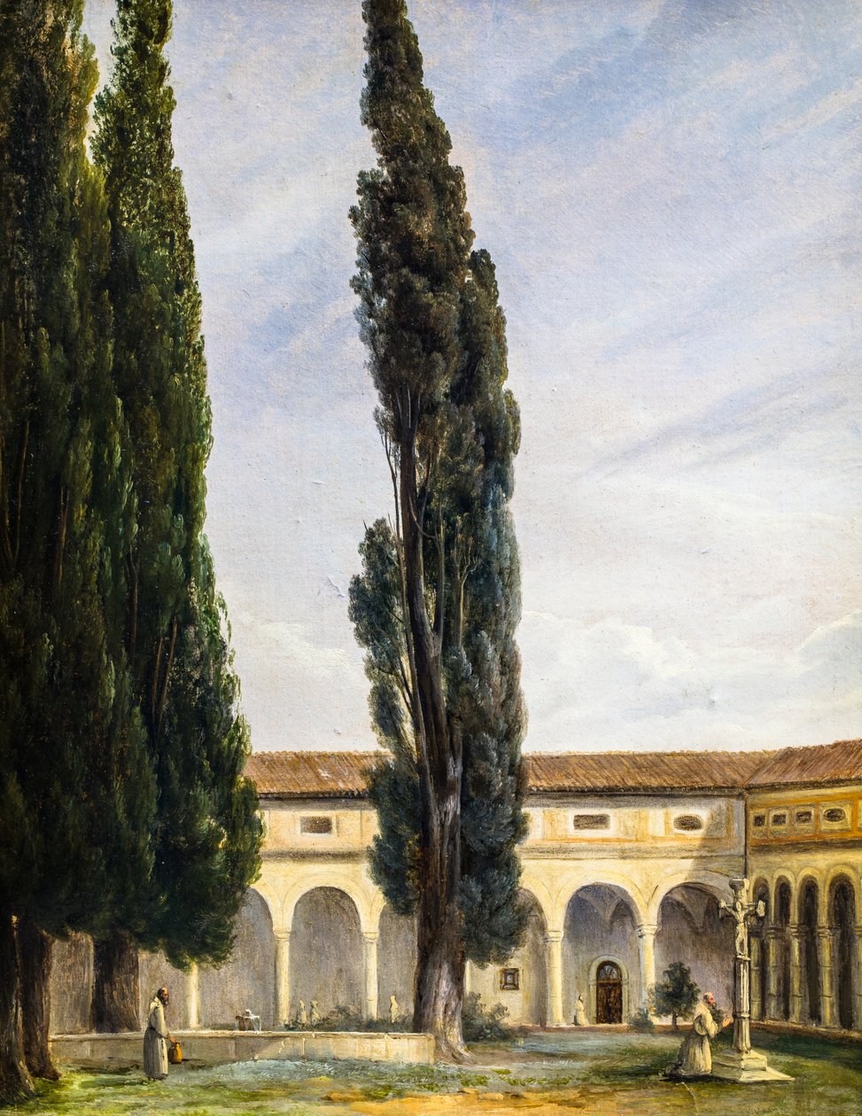 Interior do claustro de Jules Coignet