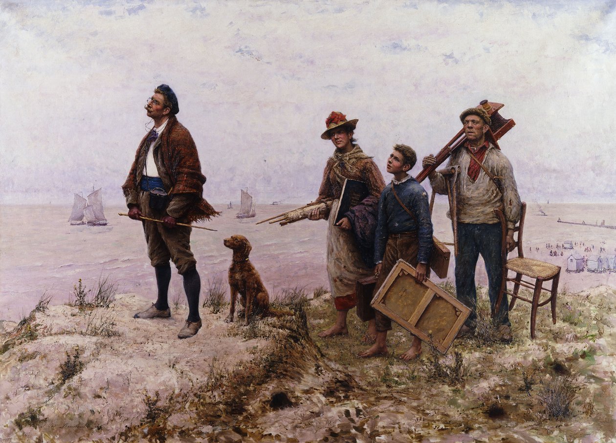 Um pintor amador; Pintor amador, de Jules Denneulin