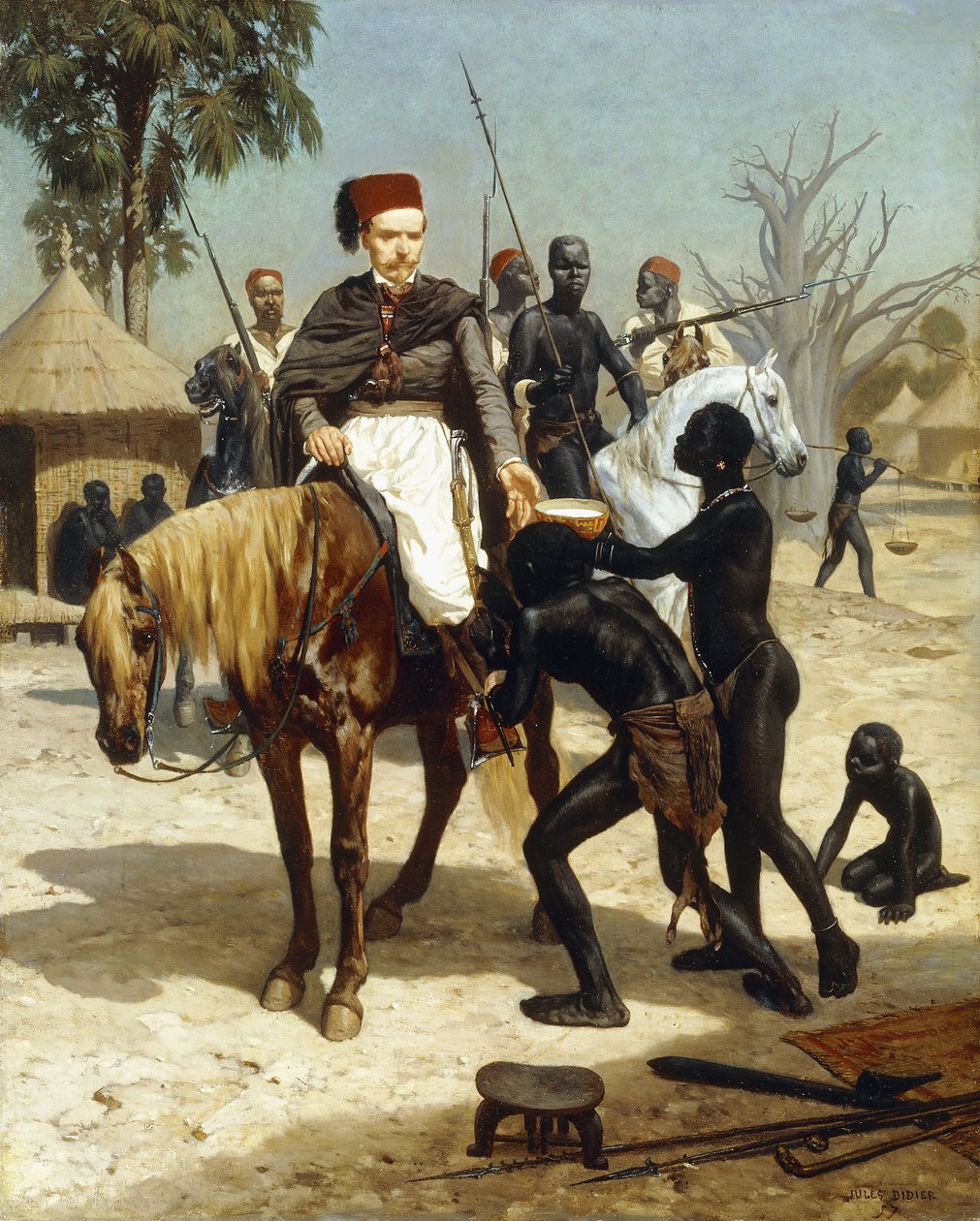 Um visitante exótico, 1857 de Jules Didier
