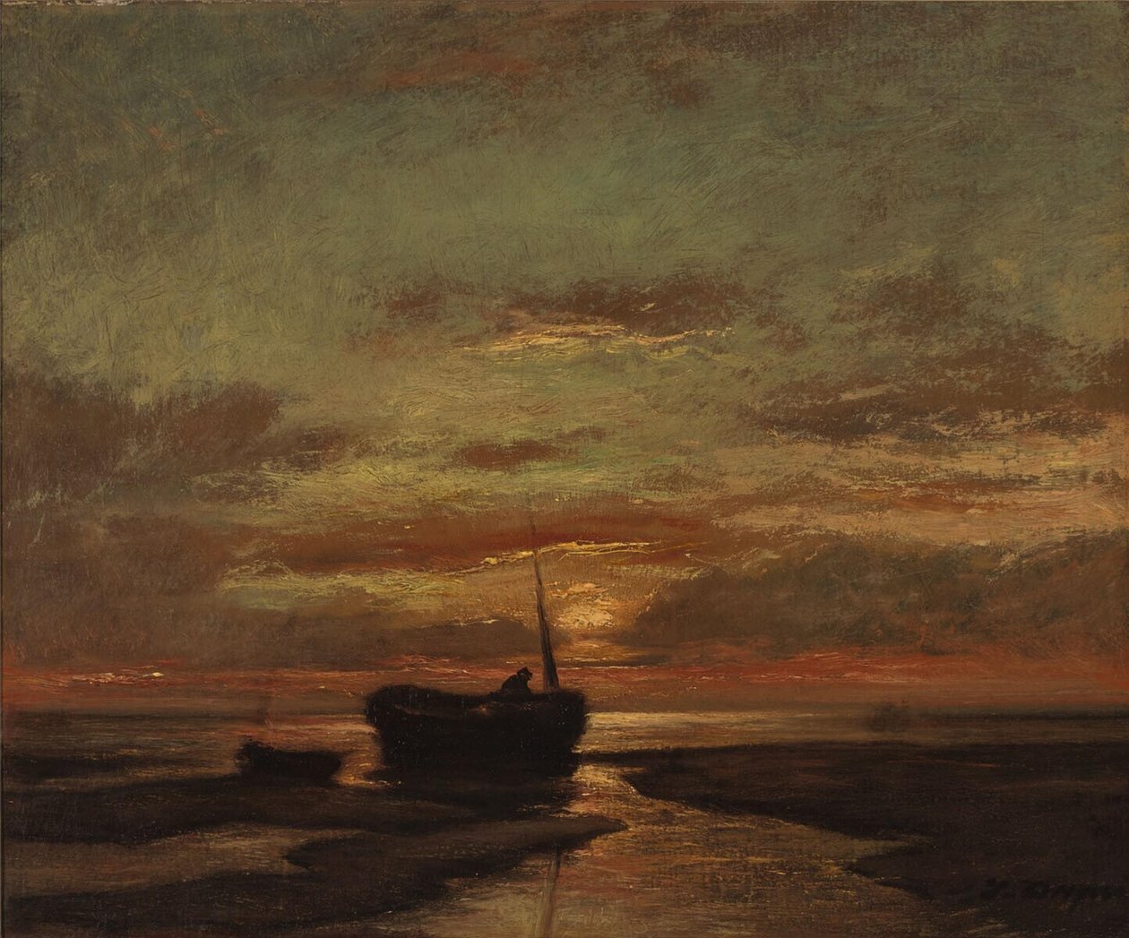 Holandês: Sunset Sunset de Jules Dupré