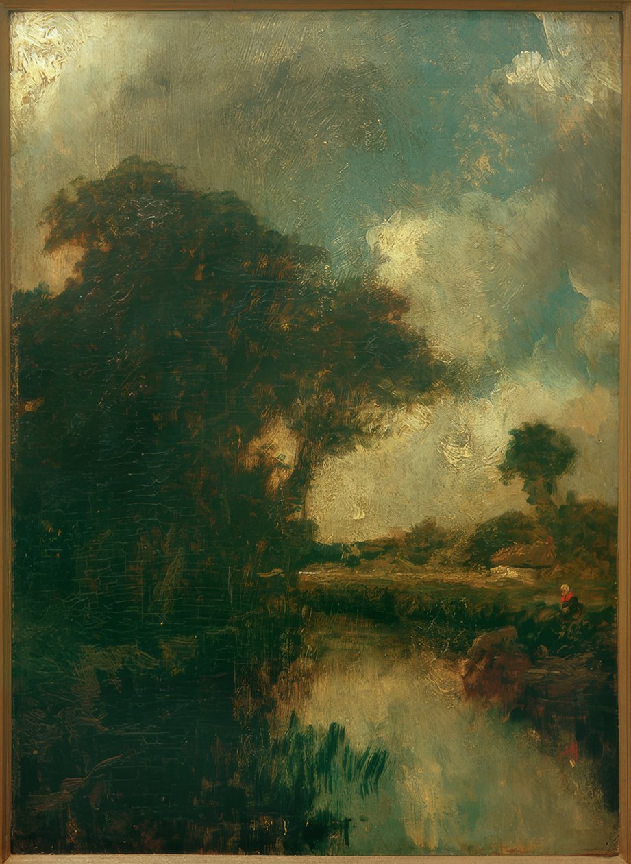 paisagem do rio de Jules Dupré