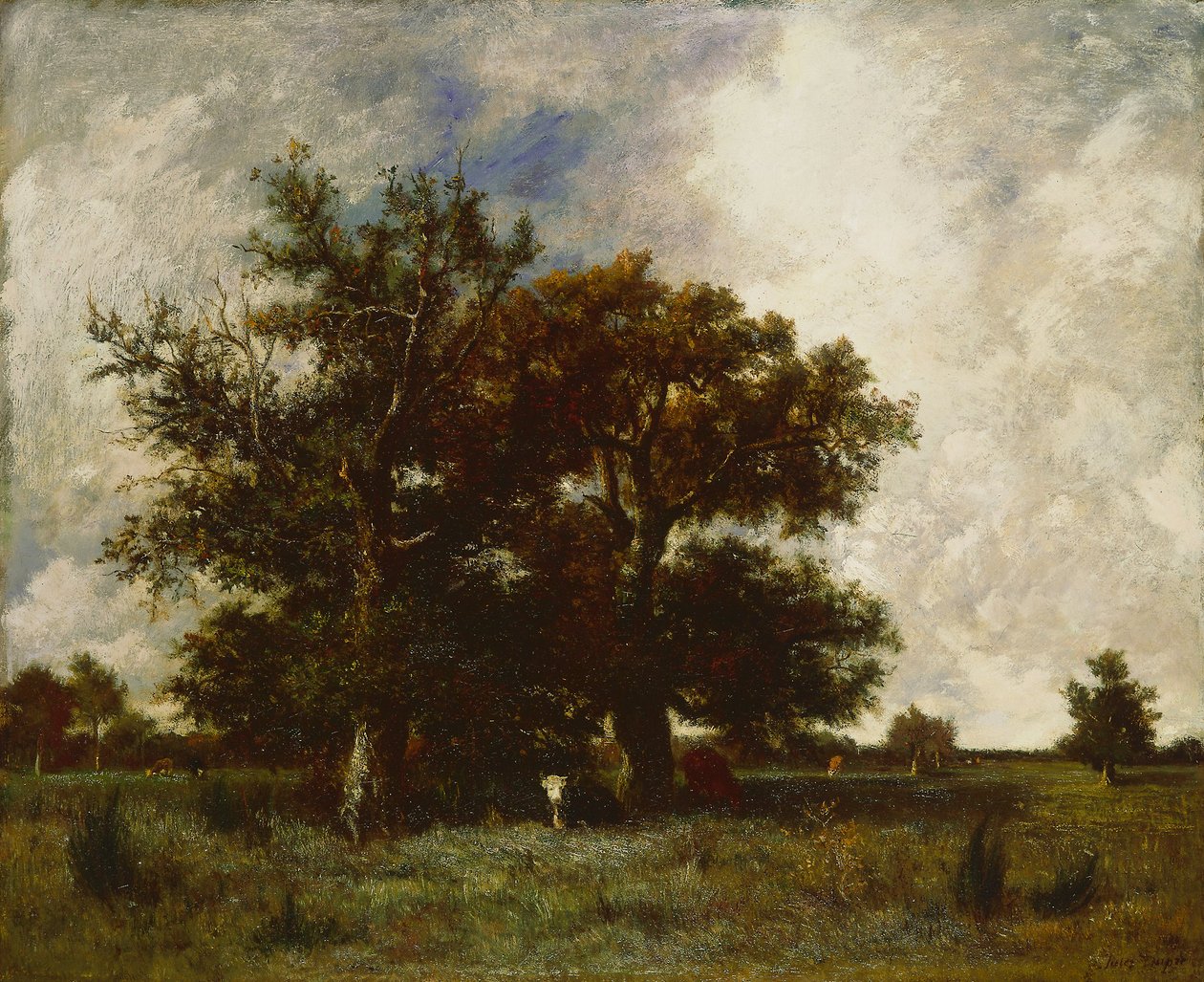 Fontainebleau Oaks de Jules Dupré