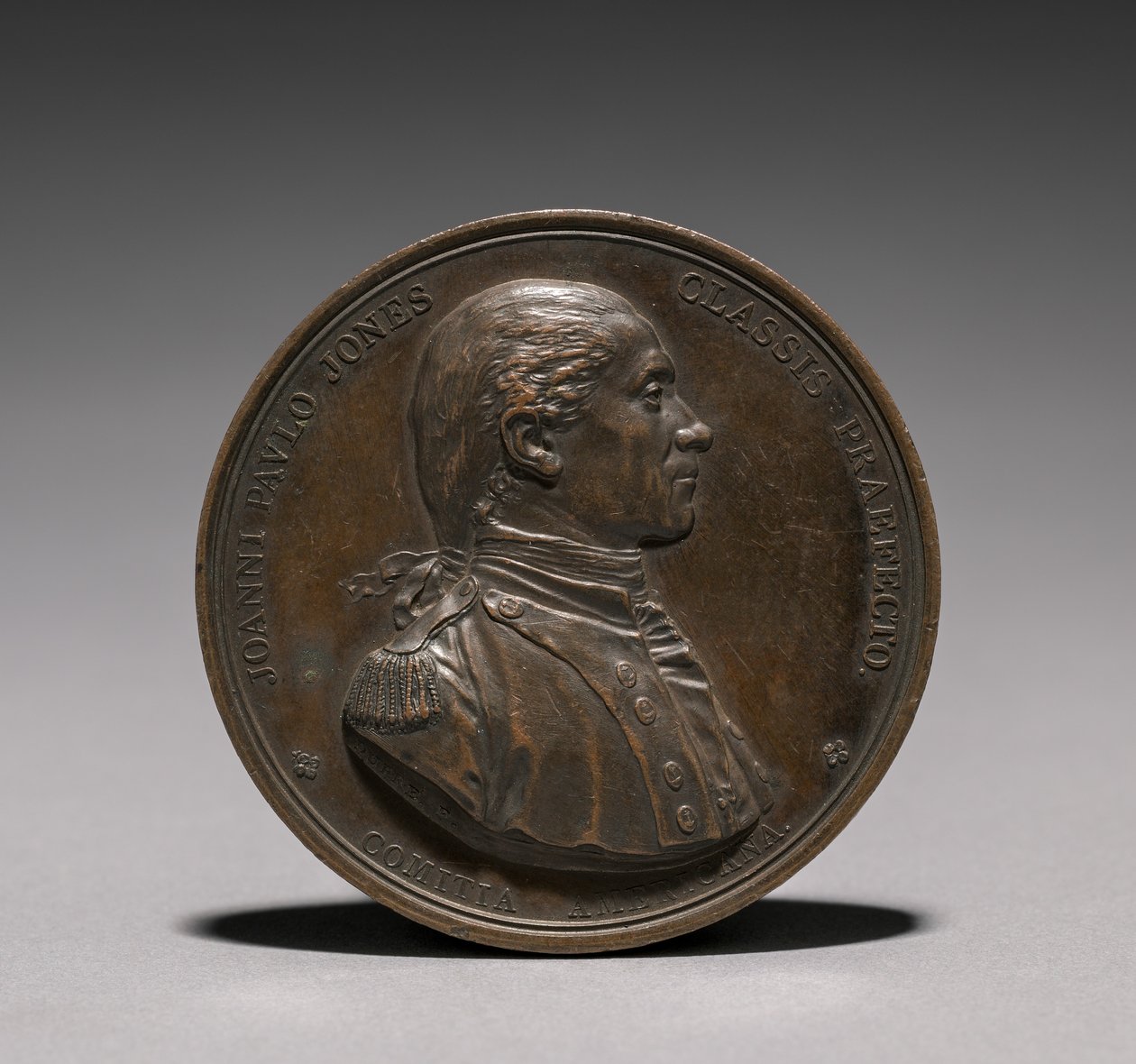 Medalha: John Paul Jones. de Jules Dupré