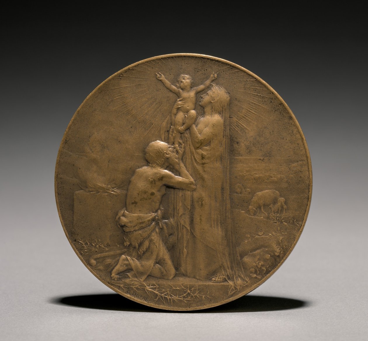 Anverso da medalha, 1800. de Jules Dupré