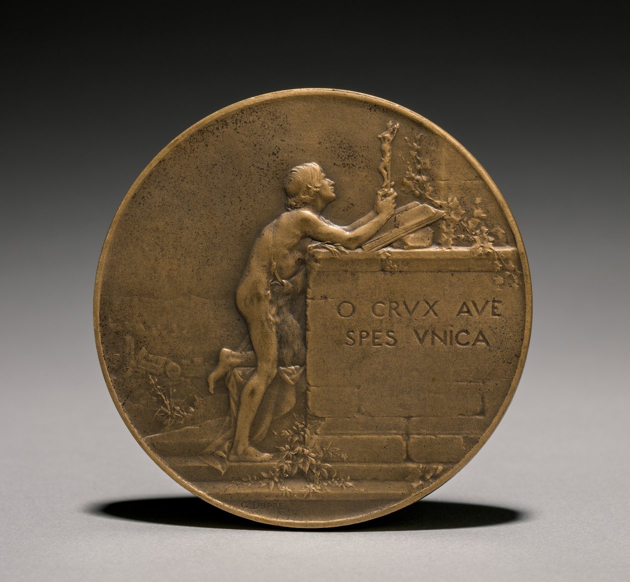 Reverso da medalha, 1800. de Jules Dupré