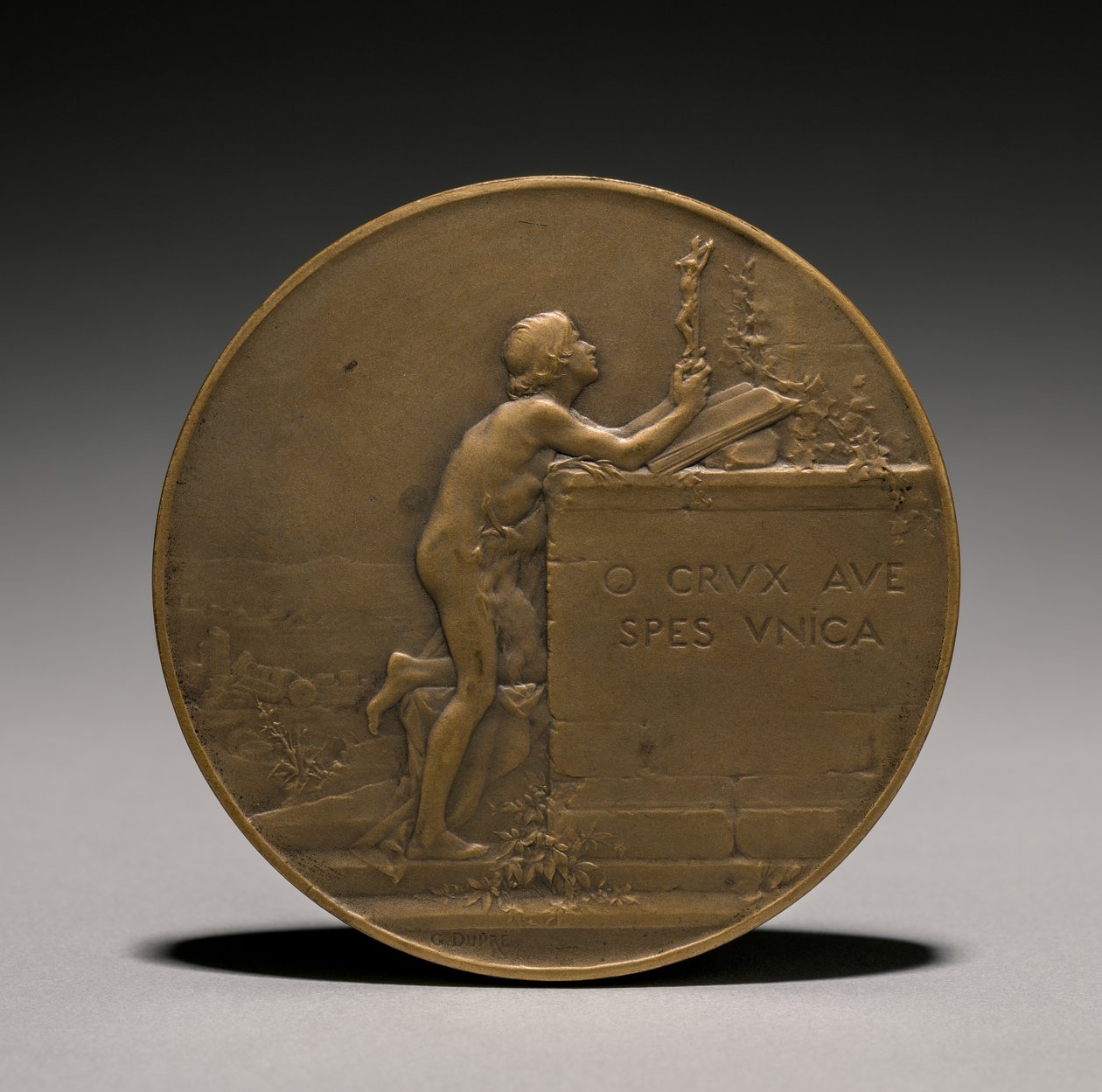Reverso da medalha, 1800. de Jules Dupré