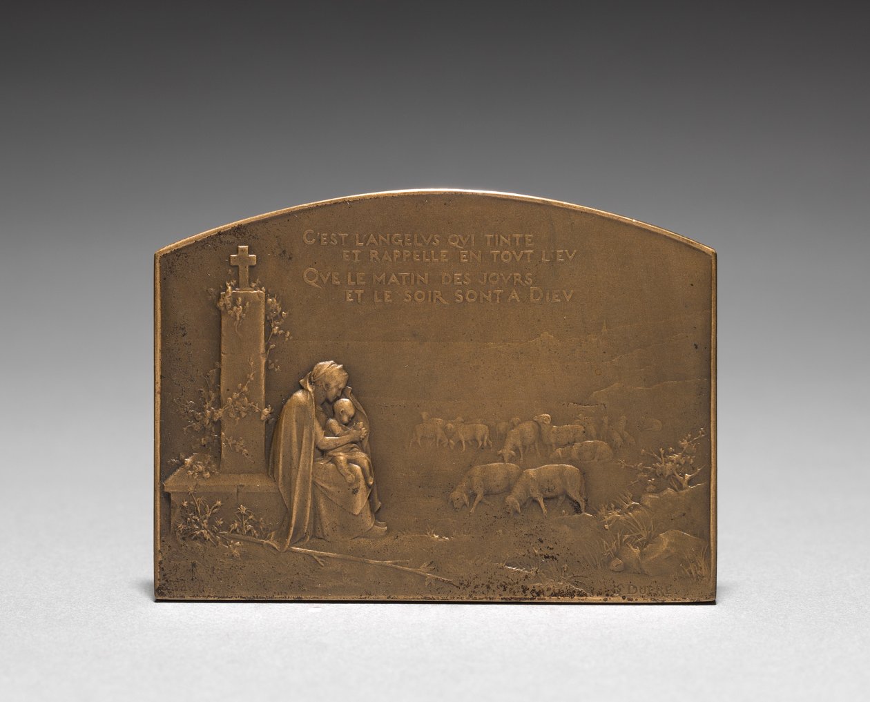Medalhão reverso. de Jules Dupré
