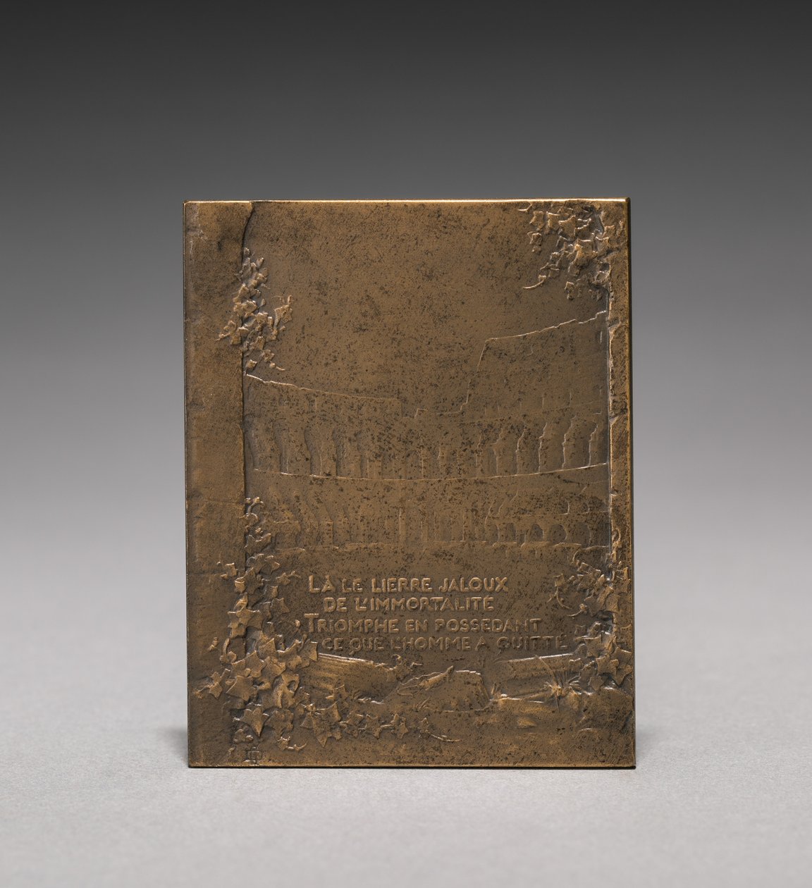 Medalhão reverso. de Jules Dupré