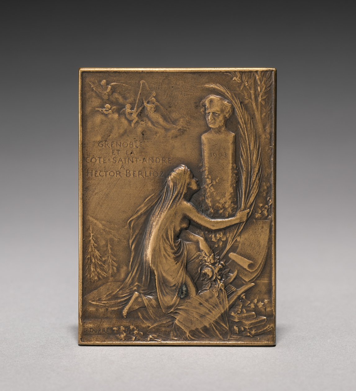 Medalhão reverso, 1903. de Jules Dupré