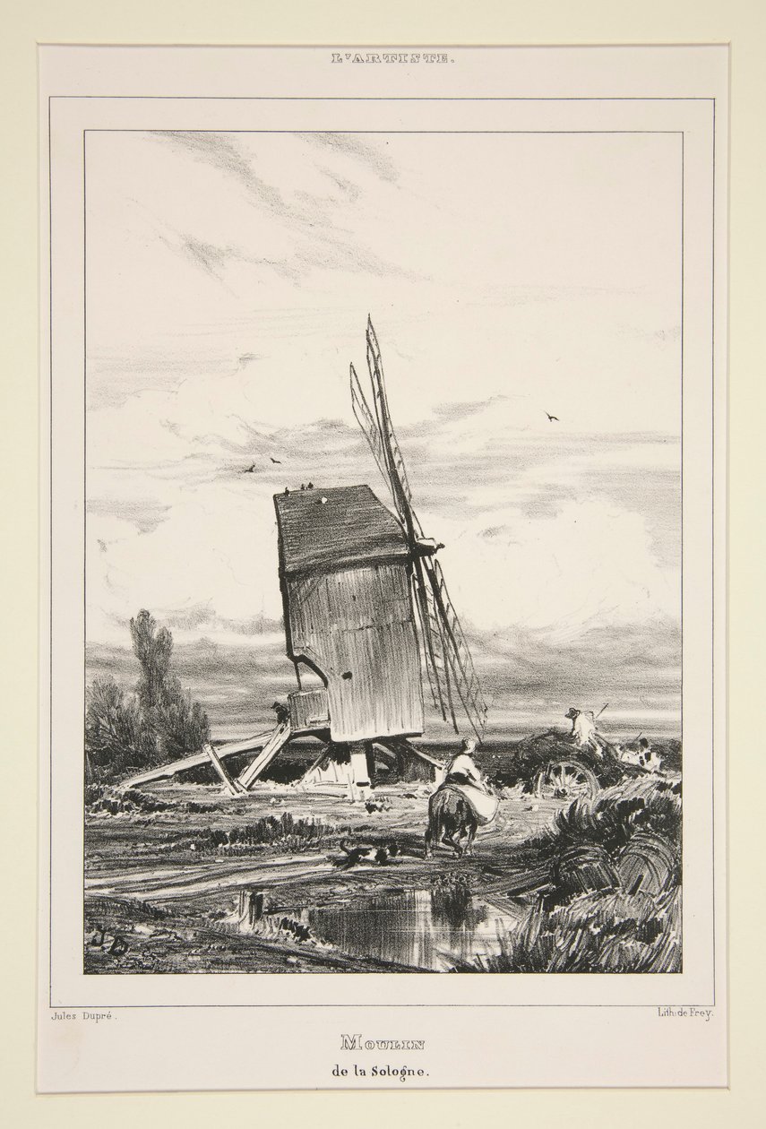 Moinho Sologne de Jules Dupré