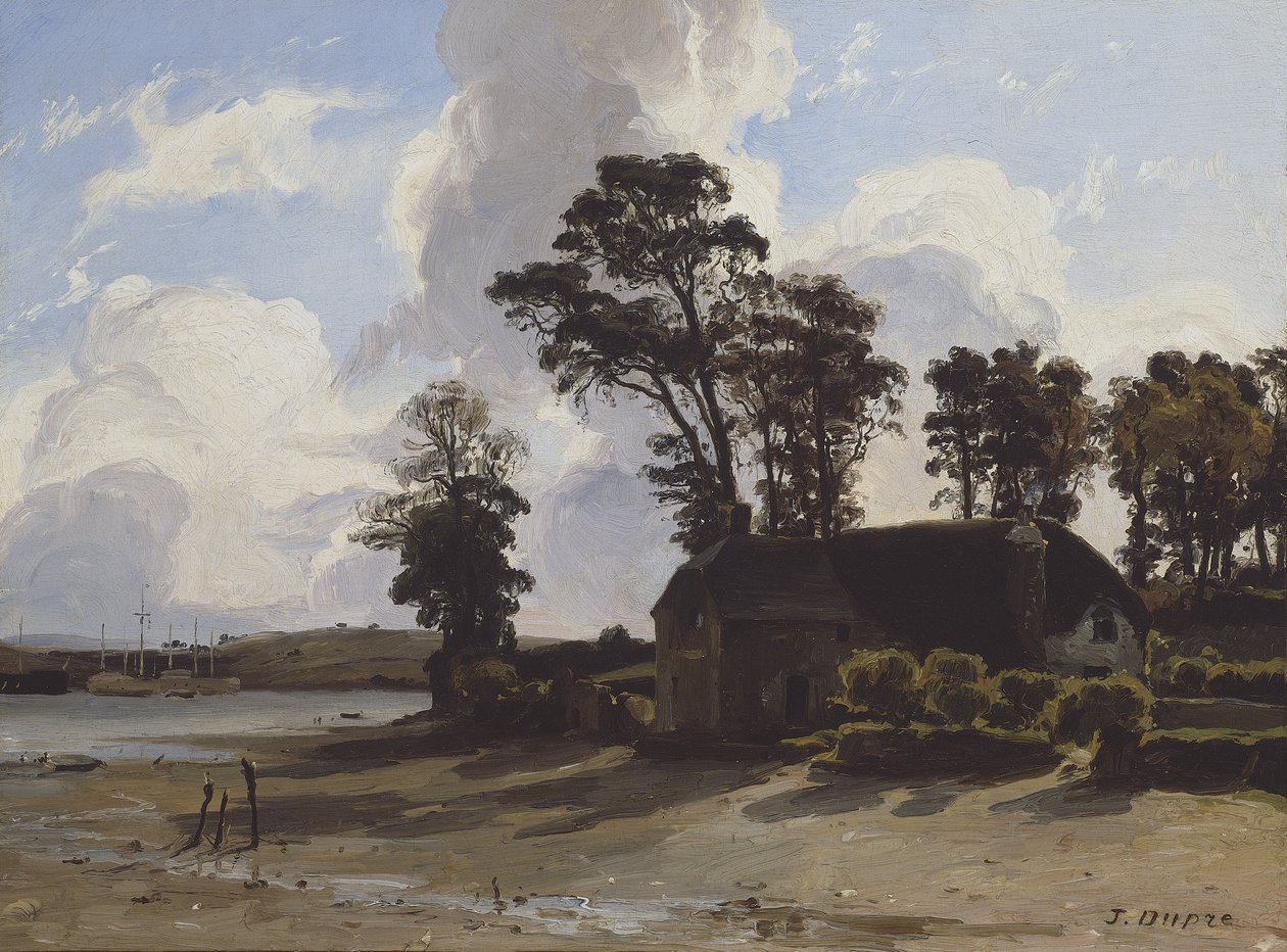 A Fazenda do Estuário, 1830-35 de Jules Dupré