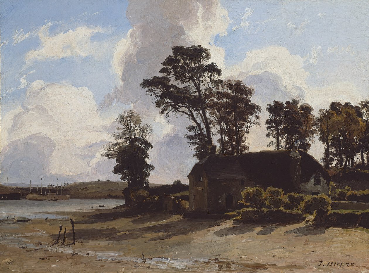 A Fazenda do Estuário, 183035. de Jules Dupré