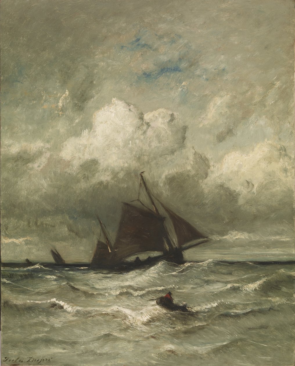 No mar de Jules Dupré