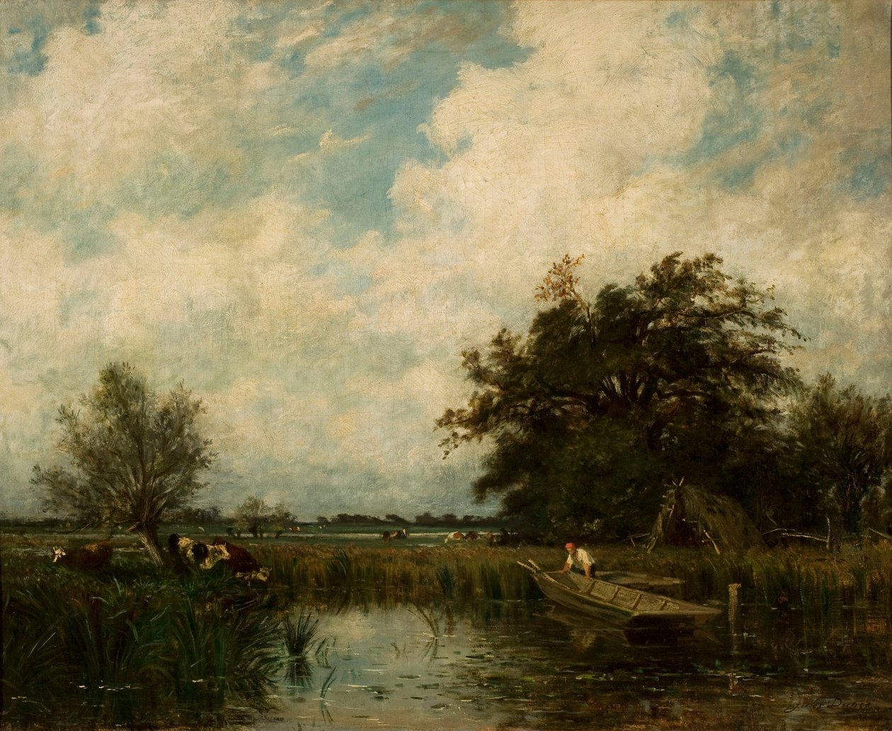 Paisagem com lagoa de Jules Dupré