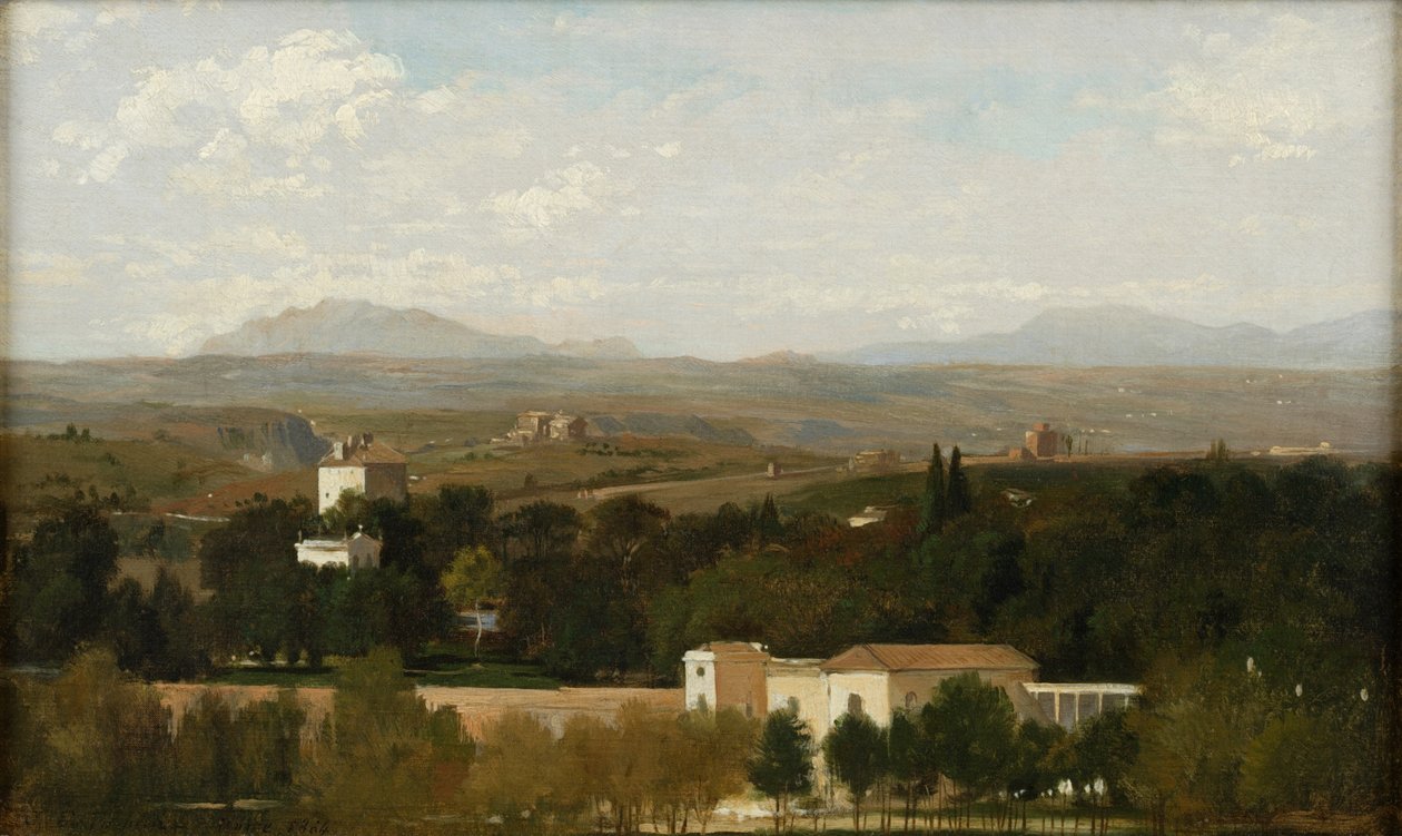 Vista perto de Roma, 1864 de Jules Emile Saintin