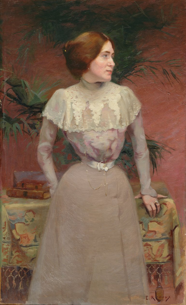 Retrato de madame renoux de Jules Ernest Renoux