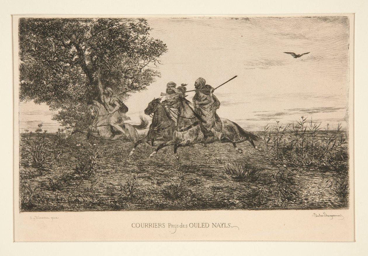 Couriers Ouled Nayles Country de Jules Ferdinand Jacquemart