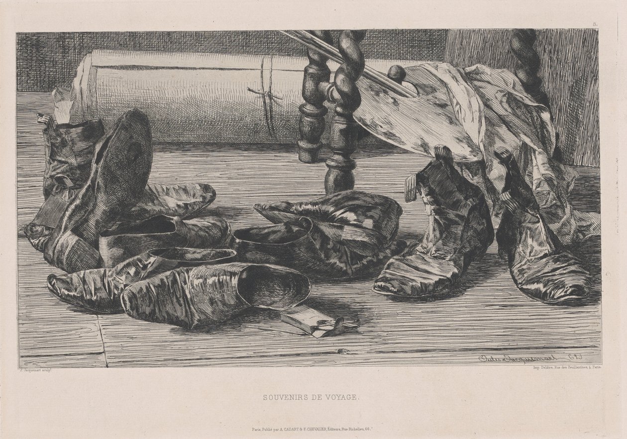 Lembranças de viagem de Jules Ferdinand Jacquemart