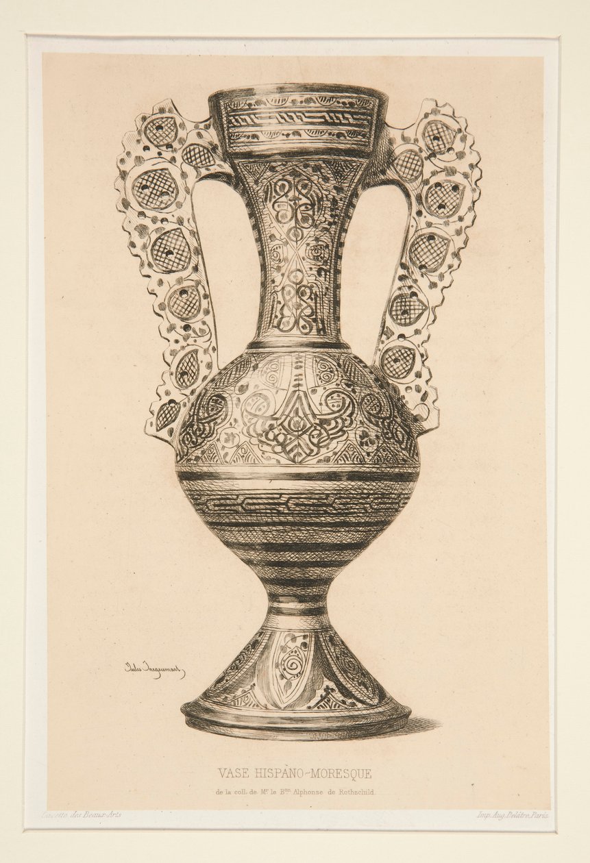 vaso hispano-mourisco de Jules Ferdinand Jacquemart