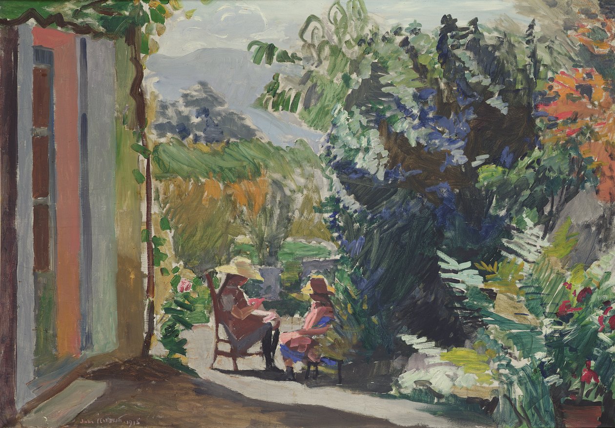 O Jardim iluminado pelo Sol de Jules Flandrin