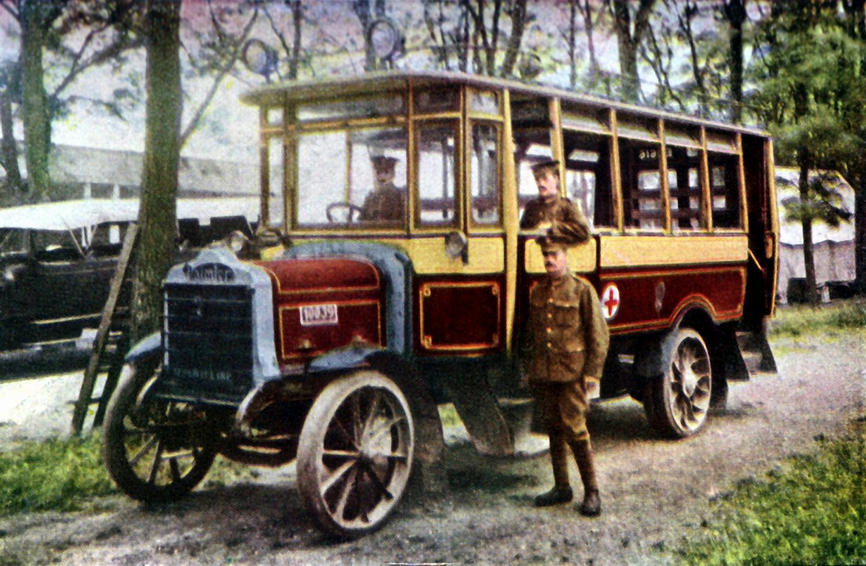 Batalha do Marne, setembro de 1914 (autocrômico) de Jules Gervais Courtellemont