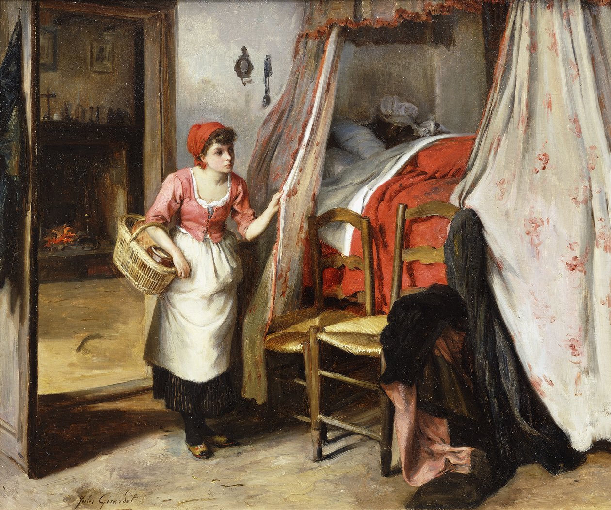 Capuchinho Vermelho de Jules Girardet