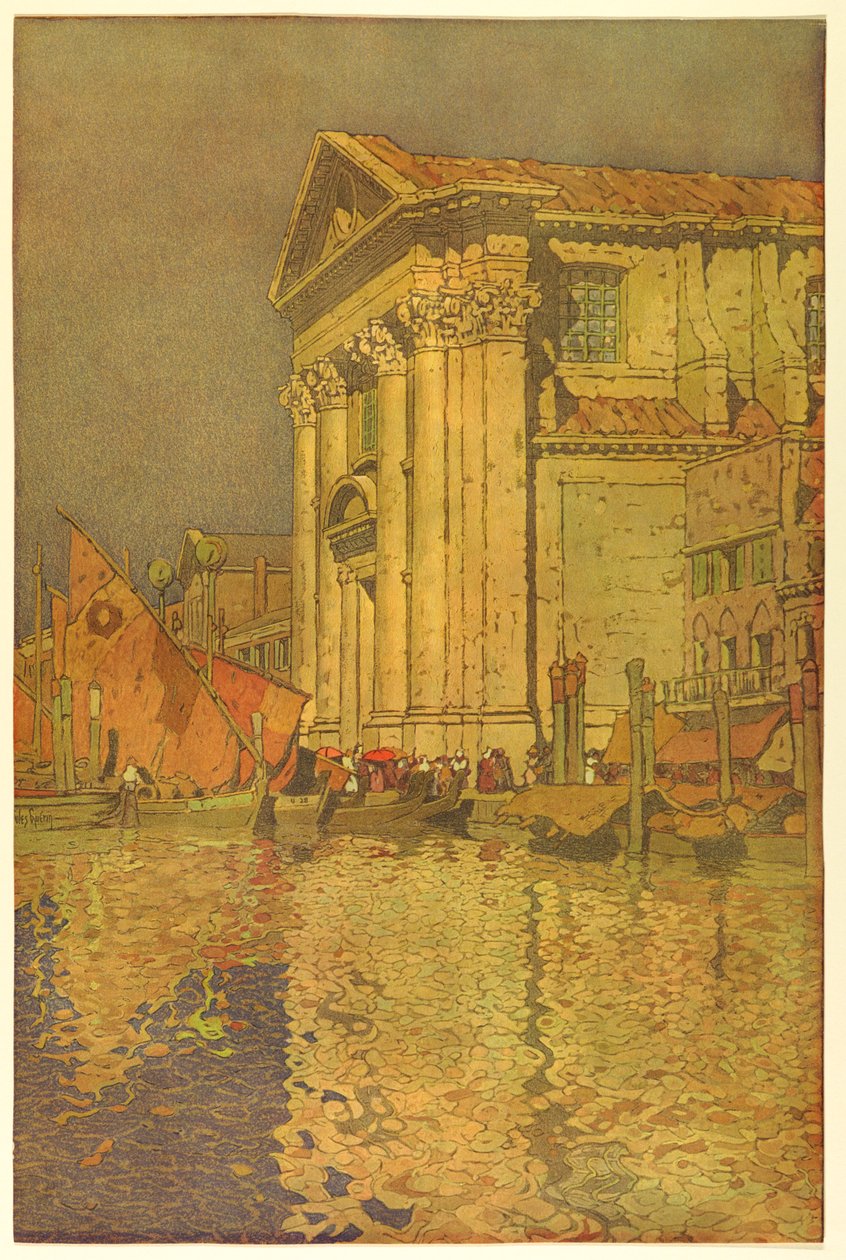 Igreja de San Salvatore, Veneza de Jules Guerin