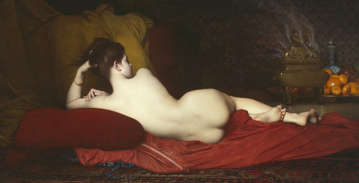 Odalisque, 1874 de Jules Joseph Lefebvre
