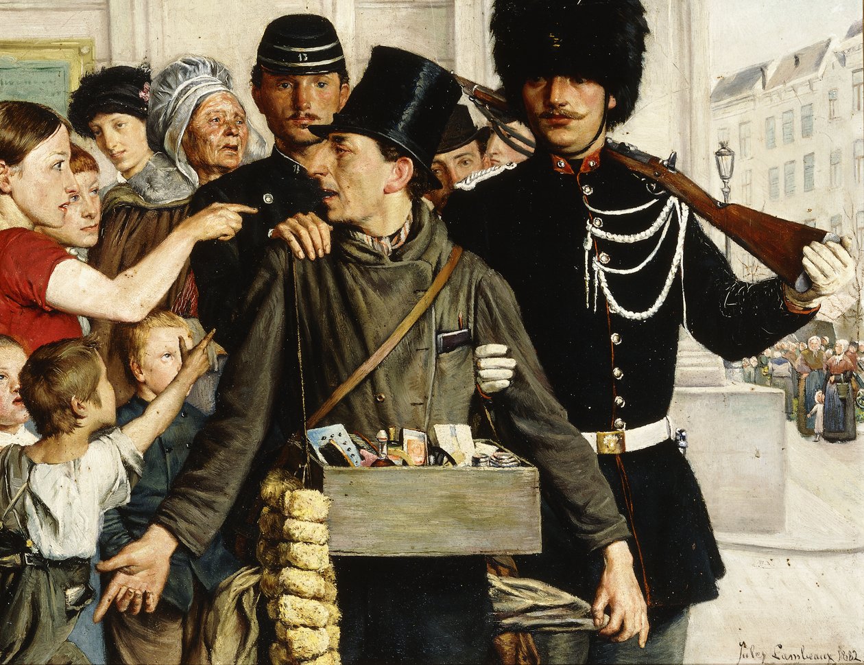 A prisão, 1882 de Jules Lambeaux