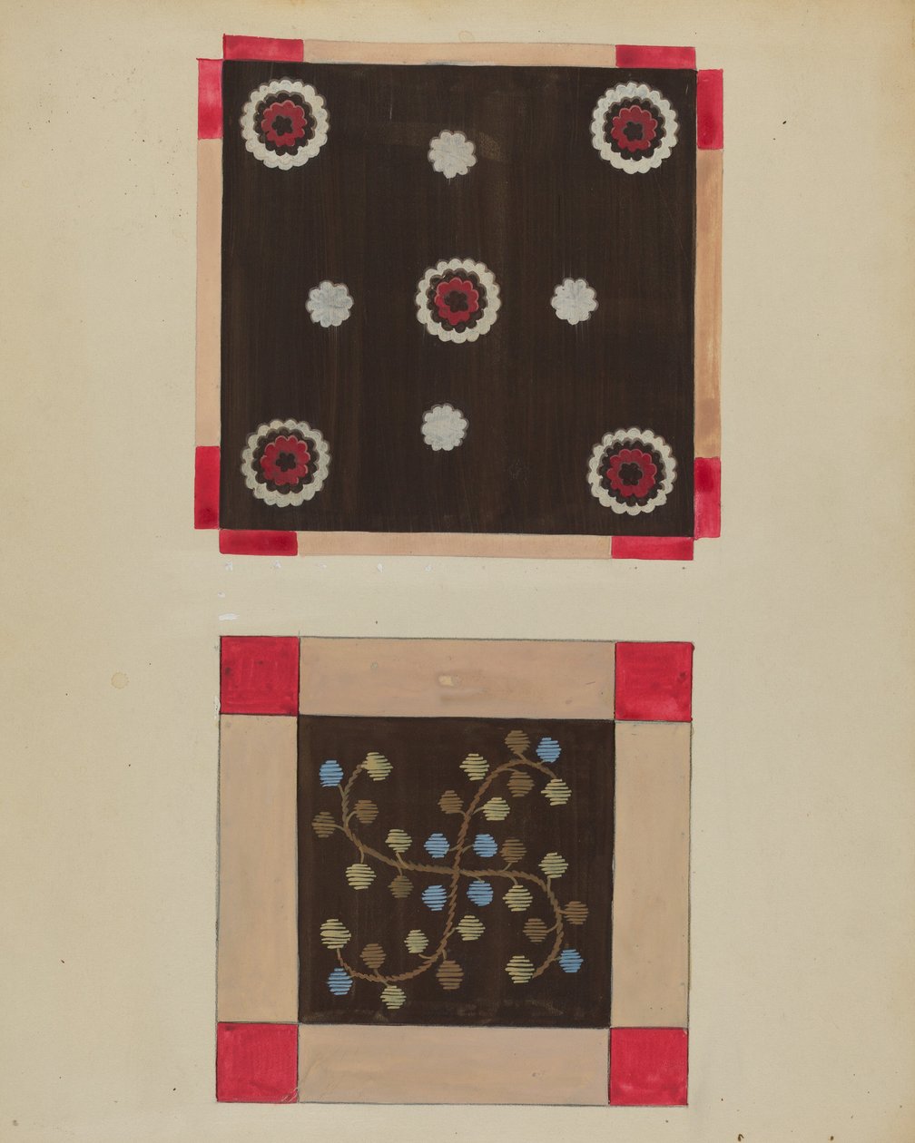 Button Rug, c. 1936. de Jules Lefevere