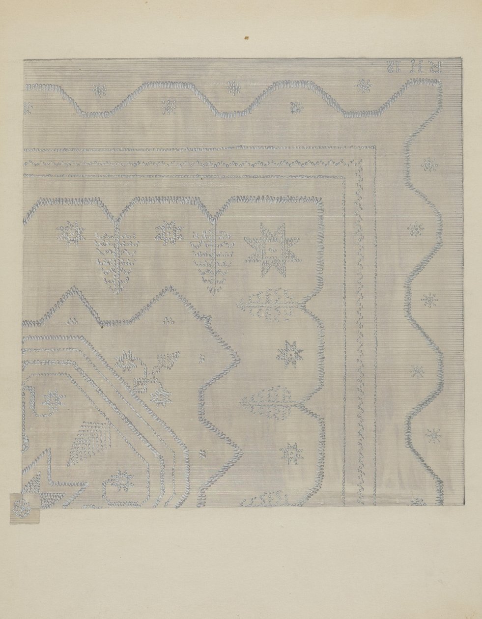Candlewick Coverlet Woven, c. 1936. de Jules Lefevere