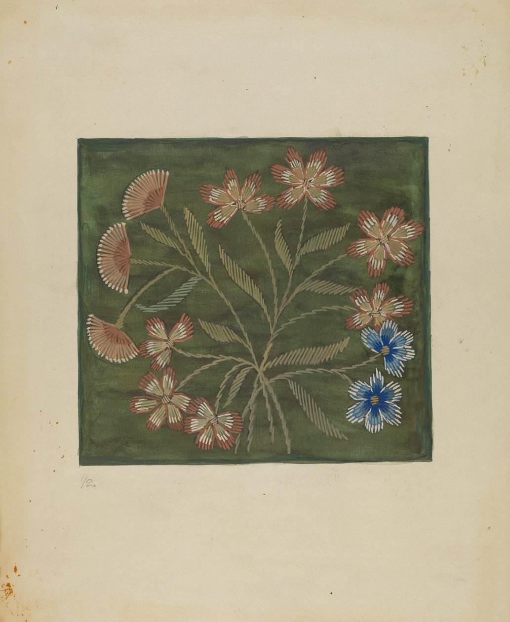 Coverlet bordado, c. 1936. de Jules Lefevere