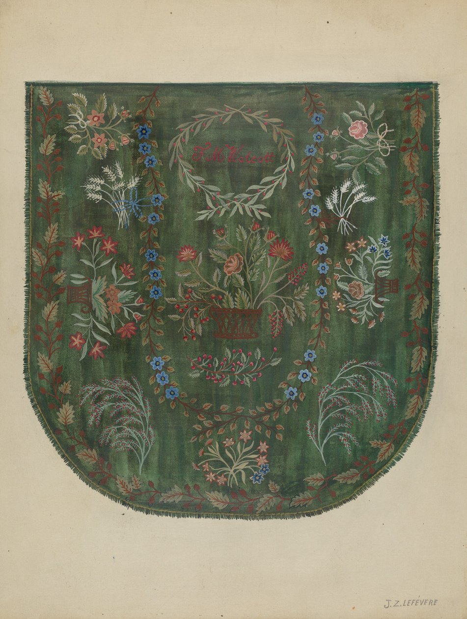 Coverlet bordado, c. 1936. de Jules Lefevere