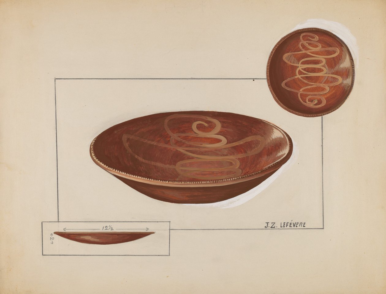 Prato de torta de Jules Lefevere
